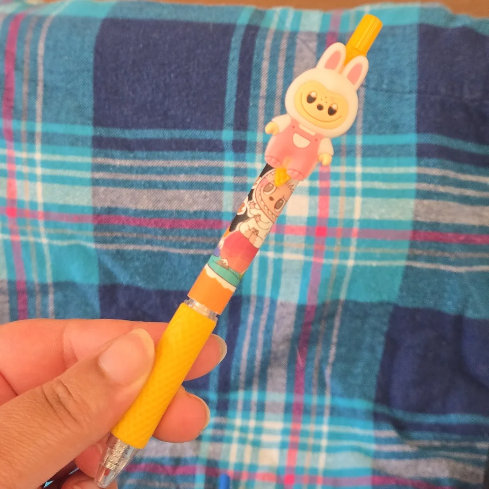 🍒🍒 Cute Labubu The Monster Pen With Grip